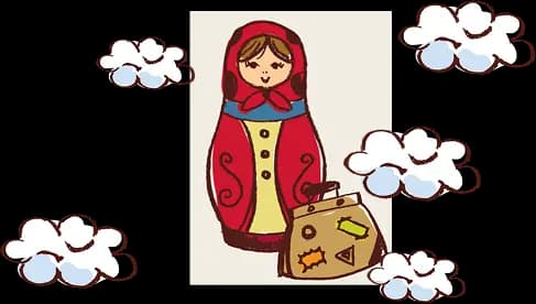Ilustración de muñeca rusa