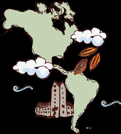 Mapa con ruta a Bariloche